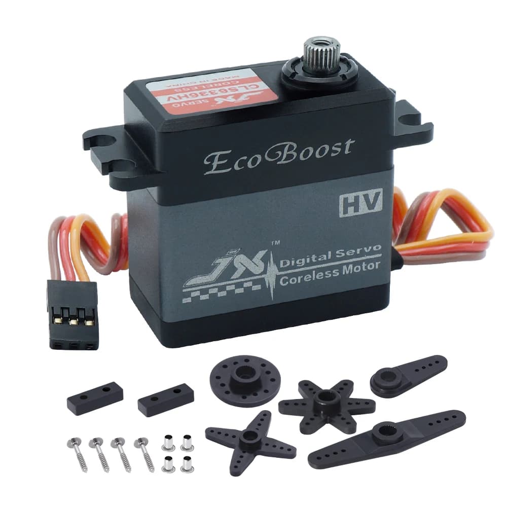 JX Ecoboost CLS6336HV Servo coreless digitale CNC a coppia elevata da 36 kg per modellini RC di auto elicotteri
