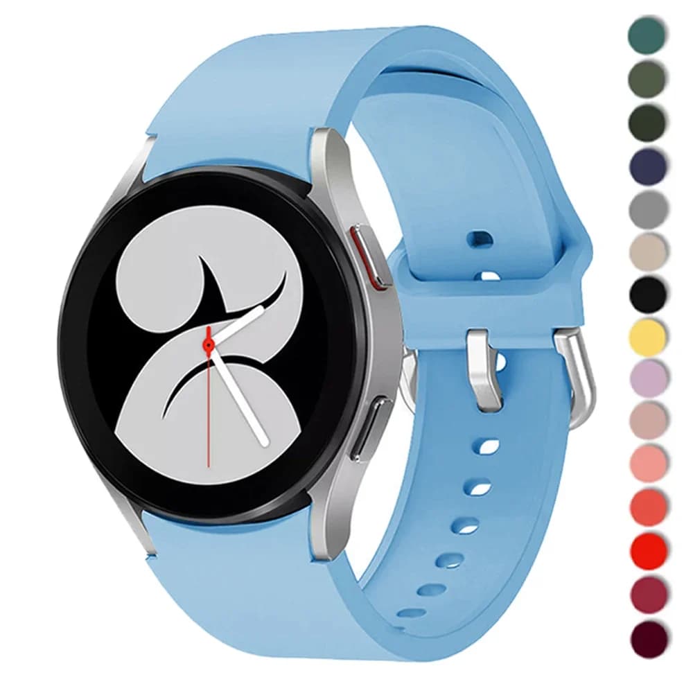 Cinturino da 20mm per Samsung Galaxy Watch 5 Pro 45mm 6 classic 47mm 43mm cinturino sportivo in silicone correa Galaxy Watch 4 44mm 40mm band
