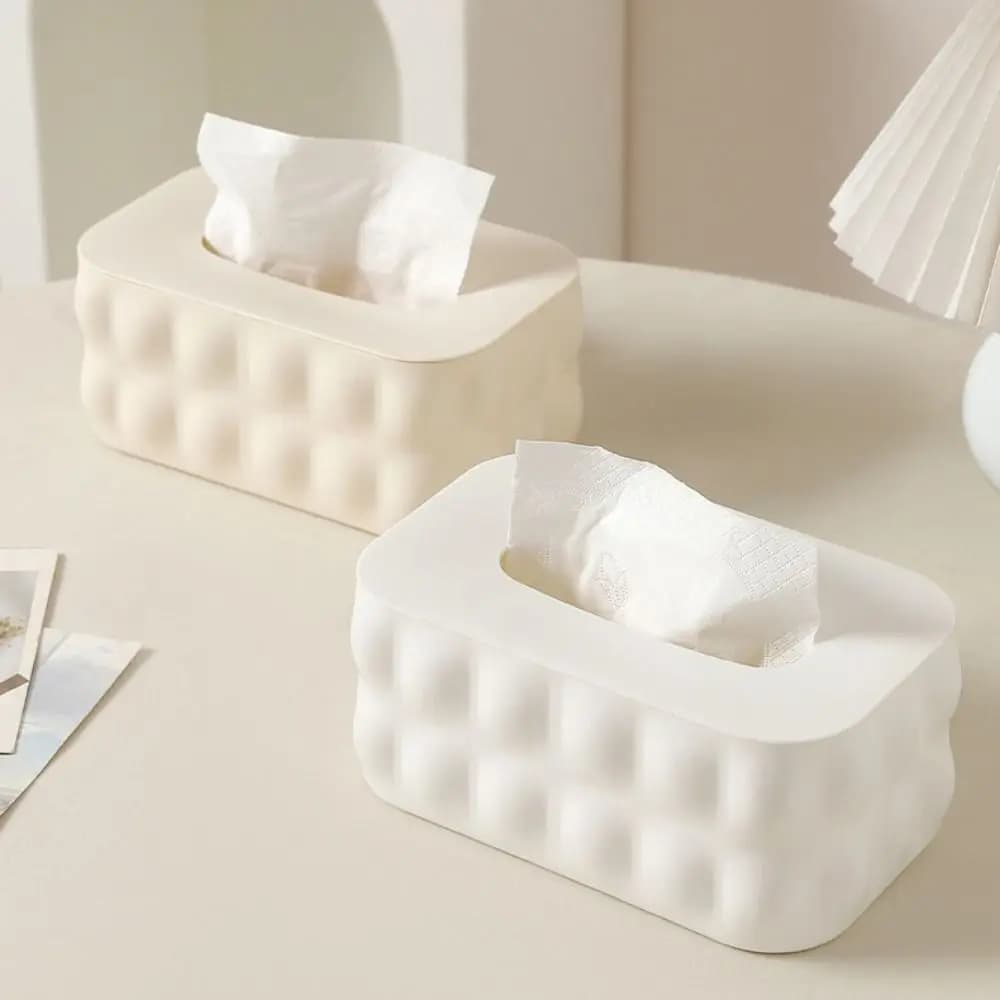 Portarotolo Stile Nordico Semplice Multifunzione con Coperchio, Contenitore Decorativo per Fazzoletti e Carta Igienica
