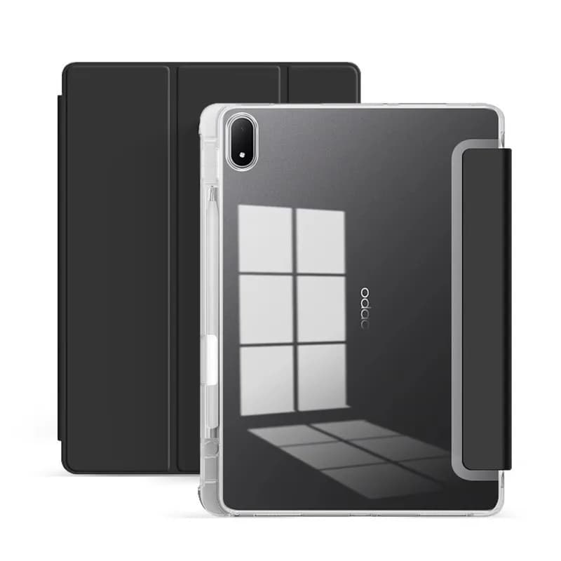 Custodia morbida in TPU trasparente per OPPO Pad 5 12.1 2025 OPD2506 12,1 pollici con portapenne