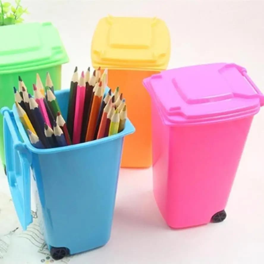 1 Pezzo Mini Contenitore Portapenne e Organizer per Pennelli da Ufficio Tascabile