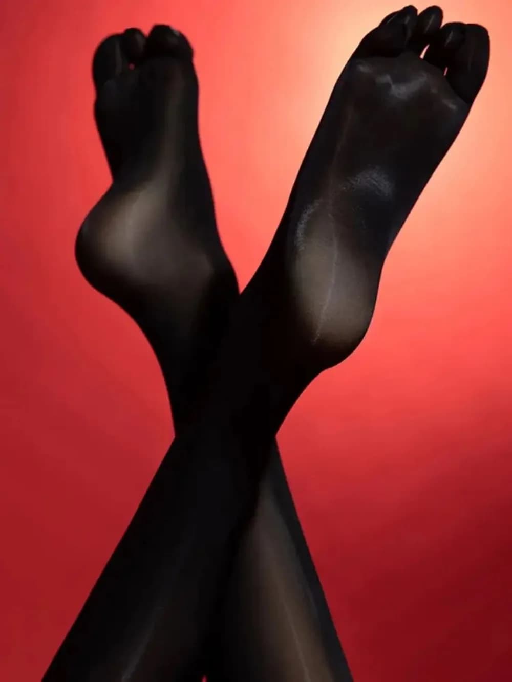 Collant unisex lucido con dita separate Collant con apertura sul cavallo Collant Sexy Strumpfhose Medias Negras Bodystocking Legging