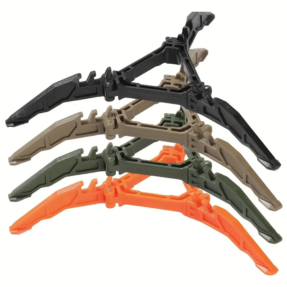 Support for compact and folding camping stove: durable nylon, suitable for excursions and outdoor kitchen