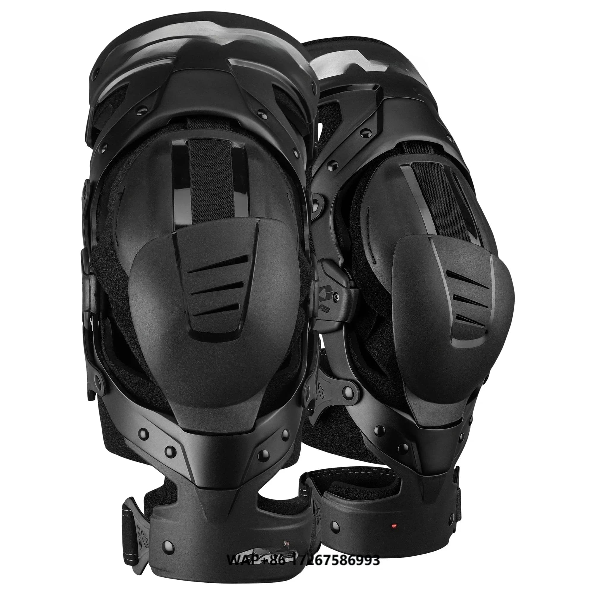 Evs Motocross AXIS SPORT KNEE BRACE - COPPIA Ginocchiere Protettive per Moto Fuoristrada MX con Esoscheletro Mobile