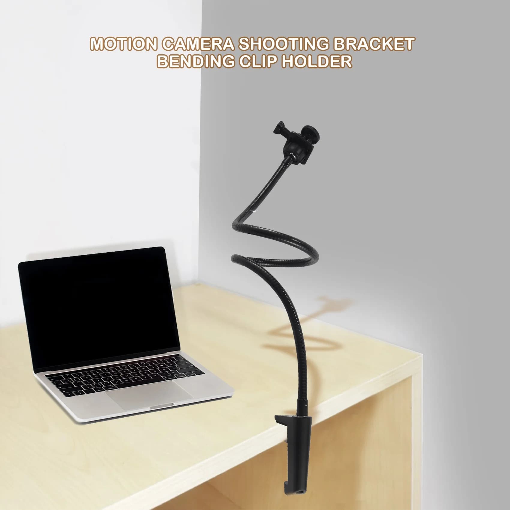 Support for webcam GZMO, support for webcams updated with flexible swan neck and clamp, suitable for webcams Logitech C920, C922, C930