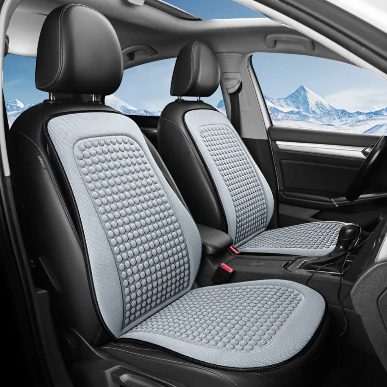 Auto Car Suv Truck Van Summer Accessories Interior Covers in fresh ice silk Seat cushions with universal breathable mat for all seasons