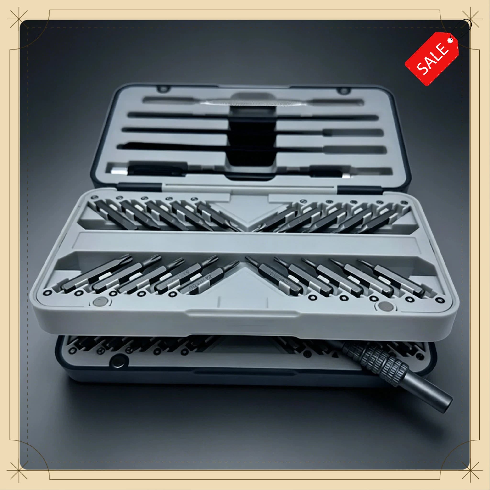 High Precision 66-In-1 Screwdriver Set Magnetic Bits Professional Maintenance Hand Tools with Storage Case