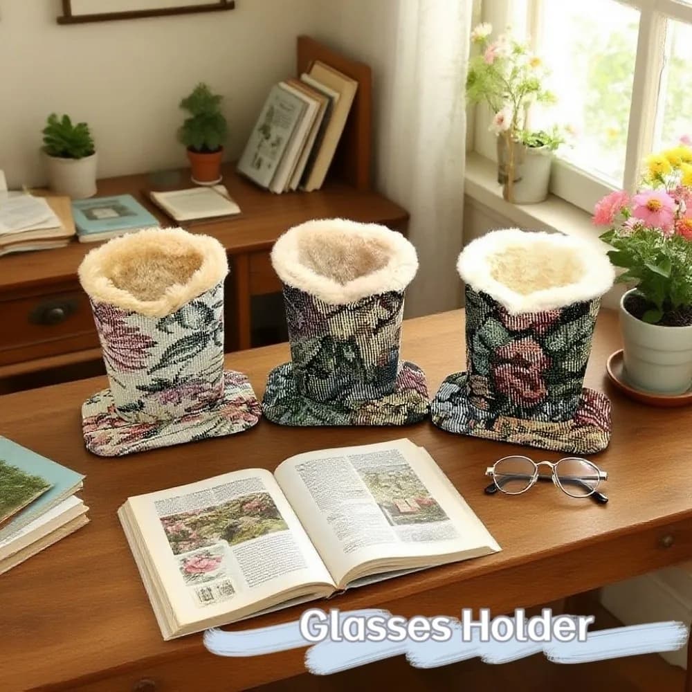 Espositore per Occhiali in Pelle alla Moda, Supporto da Viaggio per Occhiali, Porta Occhiali da Sole Portatile
