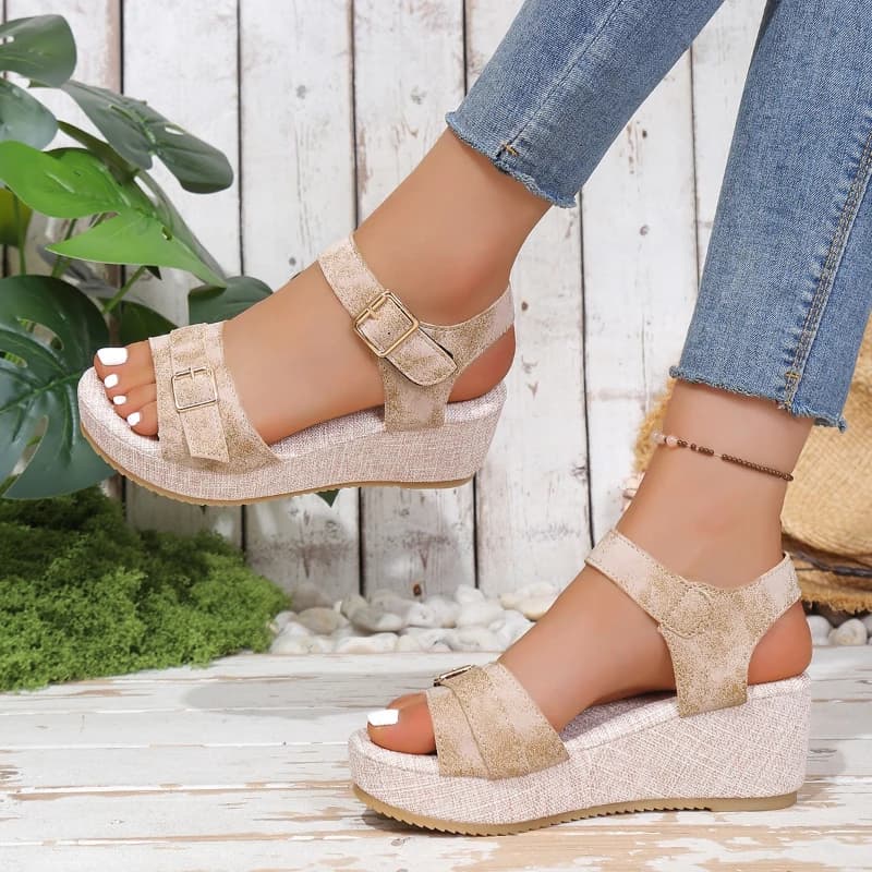 Nuovi Sandali Estivi 2026 da Donna, Sandali Romani Vintage, Scarpe da Spiaggia alla Moda con Punta Aperta, Scarpe da Passeggio per Donna