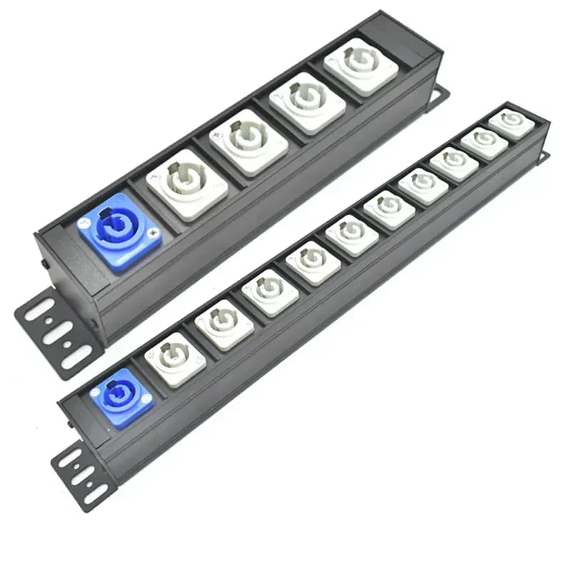 Connettore LED per luci da palco NAC3MPA NAC3MPB, chassis di alimentazione 1-11AC, presa aeronautica, PDU da 4000W, multipresa