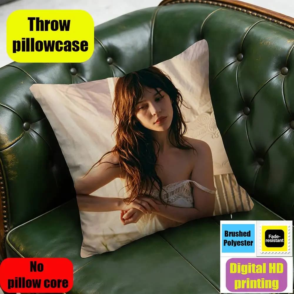 65cm 40cm Home Custom Square Pillowcase Cushion Cover For Sophie Thatcher American Actress Throw Pillow Case