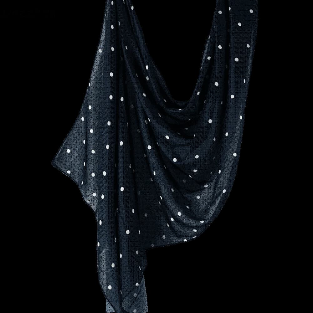 Sweet Sunscreen Polka Dot Headscarf Cotton Head Wrap Hijab Scarf Turban Veil Thin Large Shawl Gift