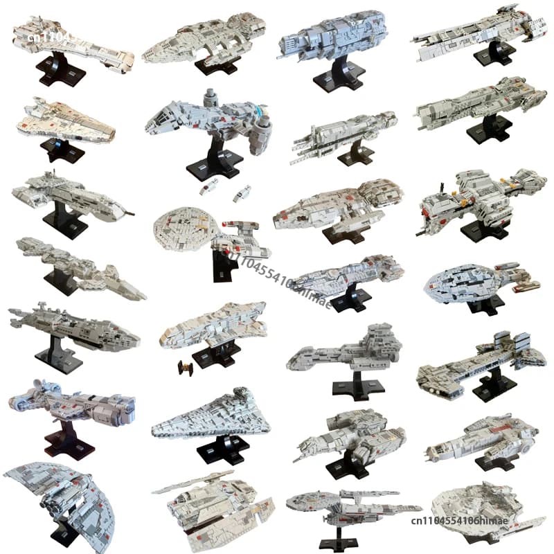 NUOVA Serie di Blocchi da Costruzione Militari Super Destroyer&Cruiser, Idee Creative, Mattoncini da Battaglia Sci-fi, Giocattolo per Bambini, Regalo