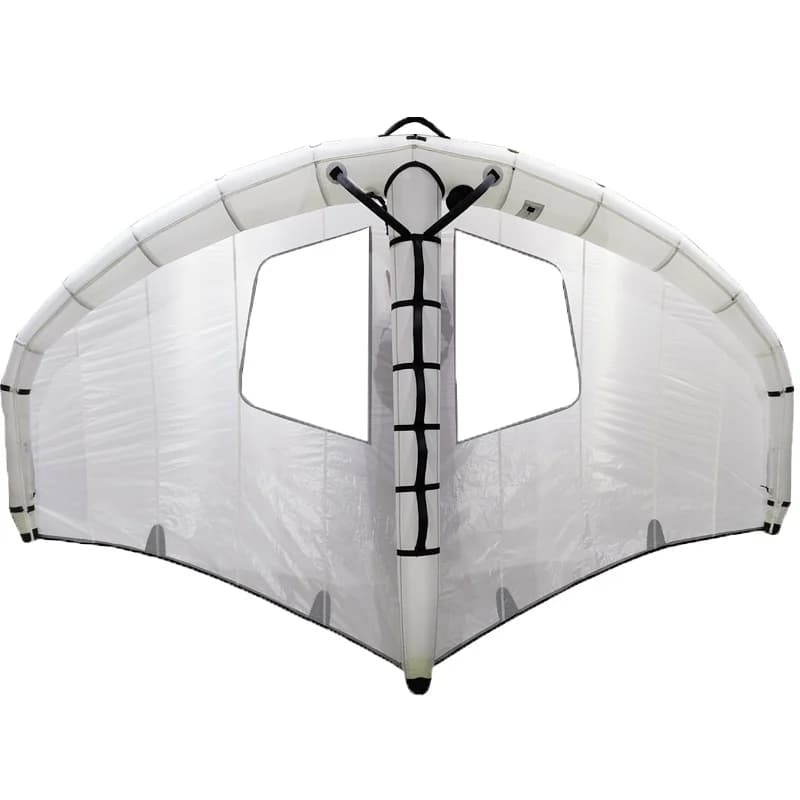 Airo Ala Gonfiabile per Kite Foil per Surf su Onda, Materiale Nylon, Resistenza alla Rottura 10KN, Misure 3-6, Pompa Manuale, Zaino, Sicurezza