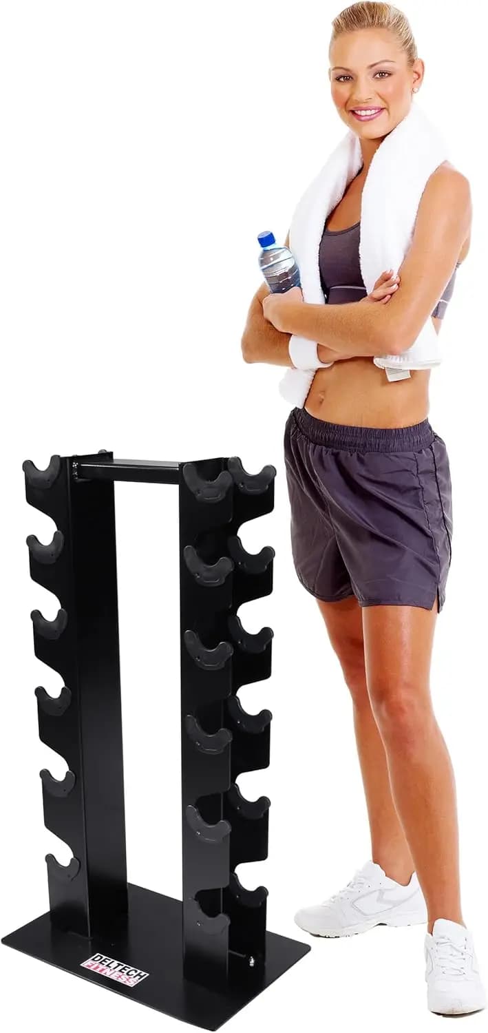 6 pairs Deltech Fitness vertical handlebar holder