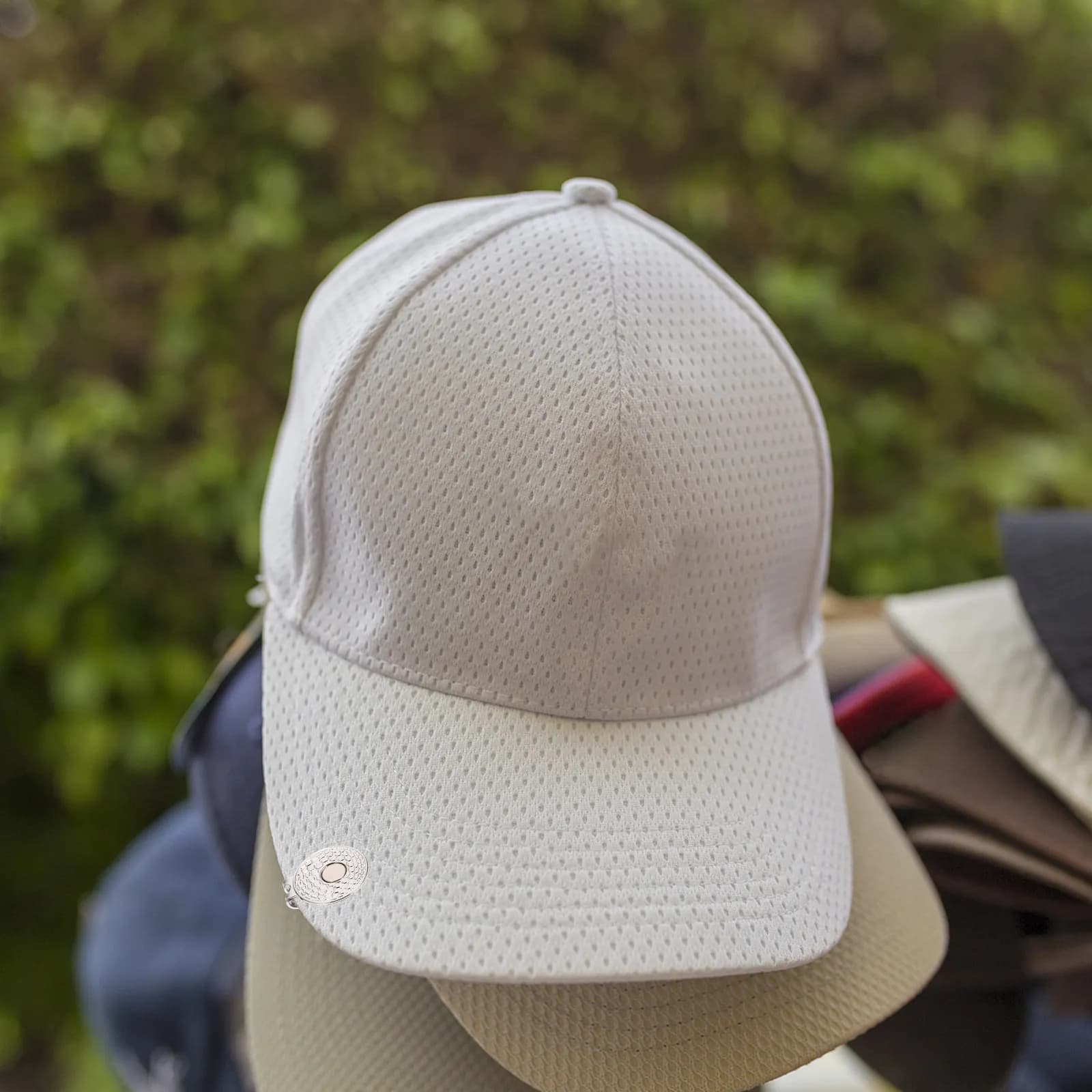 Clip per Cappello da Golf in Lega di Zinco, 3 Pezzi, Marcatore di Palline, Strumenti di Puntamento, Ausilio per l'Allenamento Golfistico, Accessori Professionali per Golf
