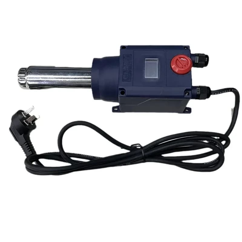 Pistola ad aria calda di livello industriale ad alta efficienza, pistola da forno, motore brushless, nucleo in ceramica, riscaldamento e