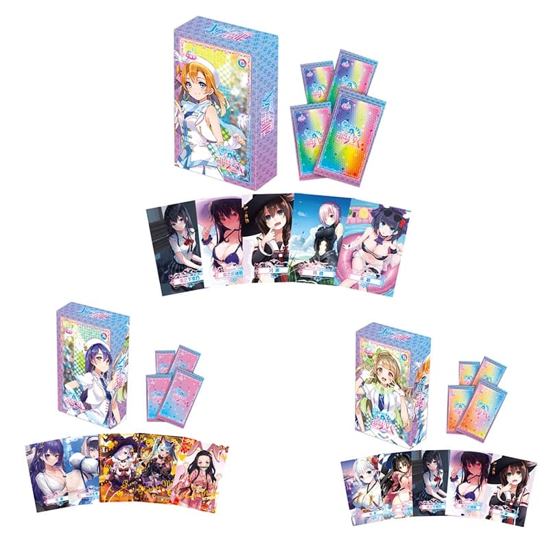 Goddess Story Trading Cards Booster Box Anime Girls Collection Game Rare UR SR SP Personaggi Regalo