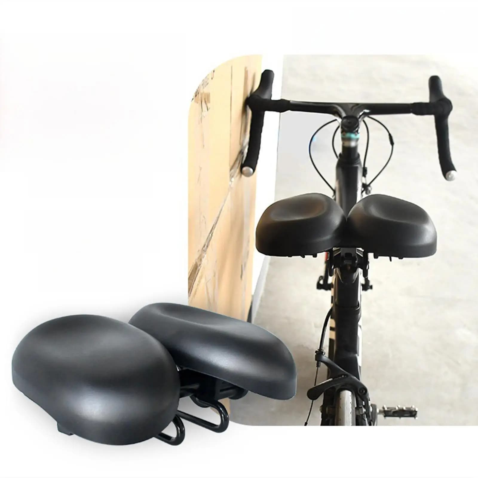 Sella per bici Sostituzione ergonomica impermeabile Morbido e confortevole Cuscino per sedile per bicicletta per adulti Bici da strada Ciclismo all'aperto