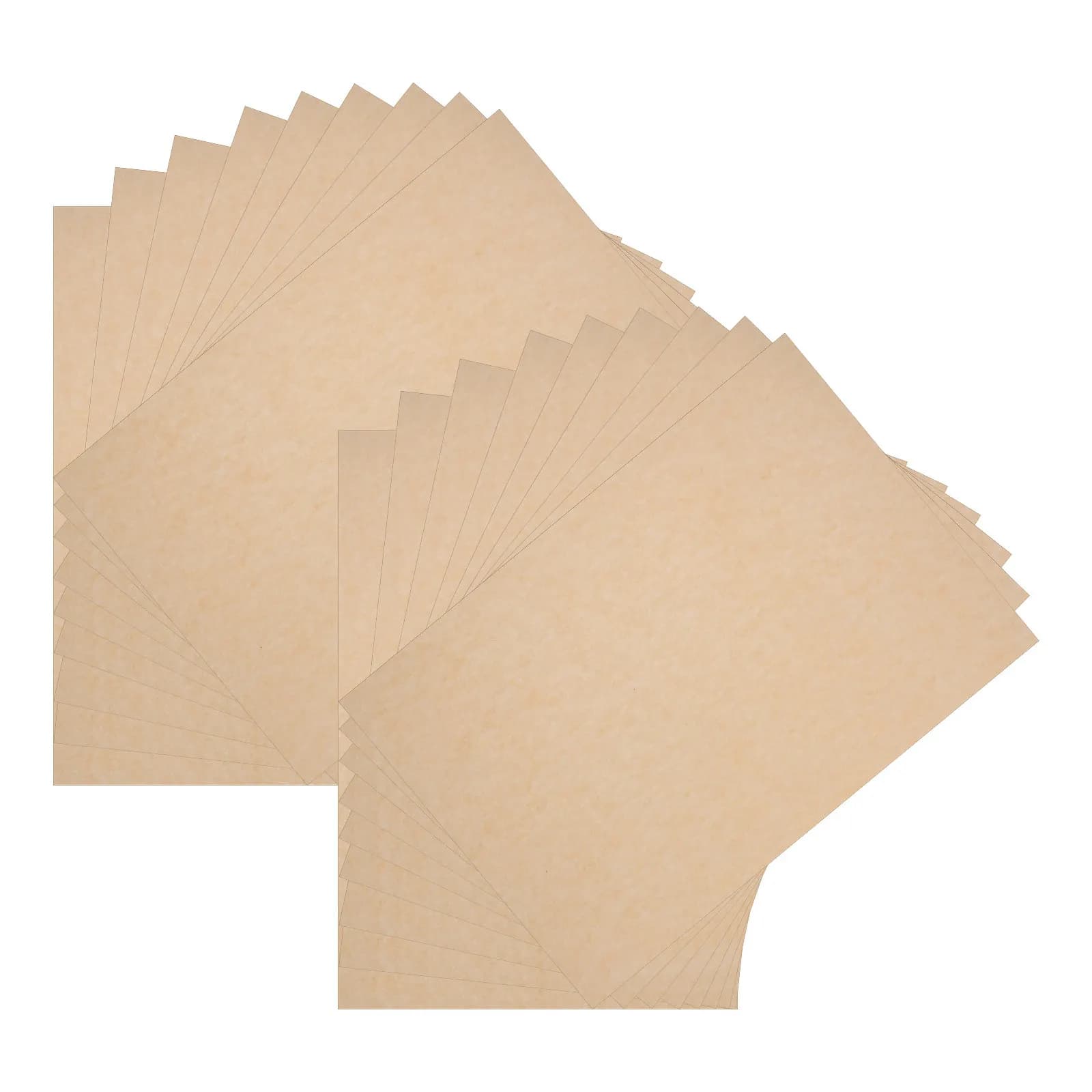 100 Fogli di Carta da Forno Antiaderente per Forno, Friggitrice ad Aria, Microonde, per Biscotti, Pane, Carne, Pizza e Alimenti