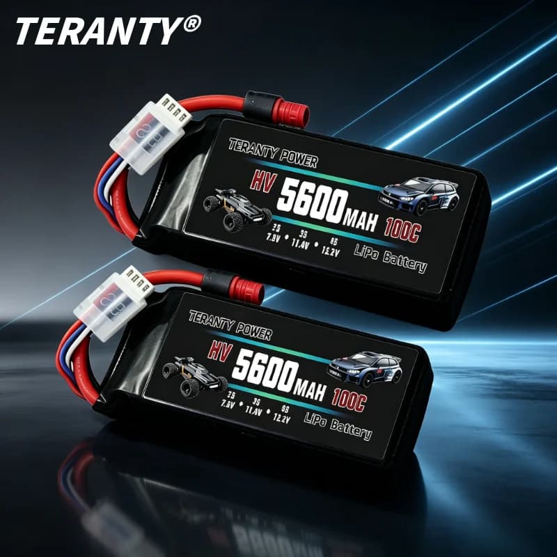 1/2/3Pcs TERANTY 3S 4200-5600mAh Lipo Battery 11.1V 80-100C Softcase With T XT60 Plug for RC Car Helicopter FPV Drones Airplane