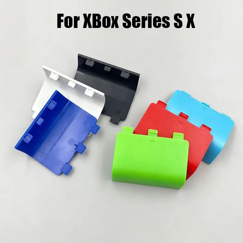 YUXI 1PC sostituzione in plastica coperchio posteriore batteria coperchio porta guscio per XBox serie SX controller alloggiamento coperchio porta