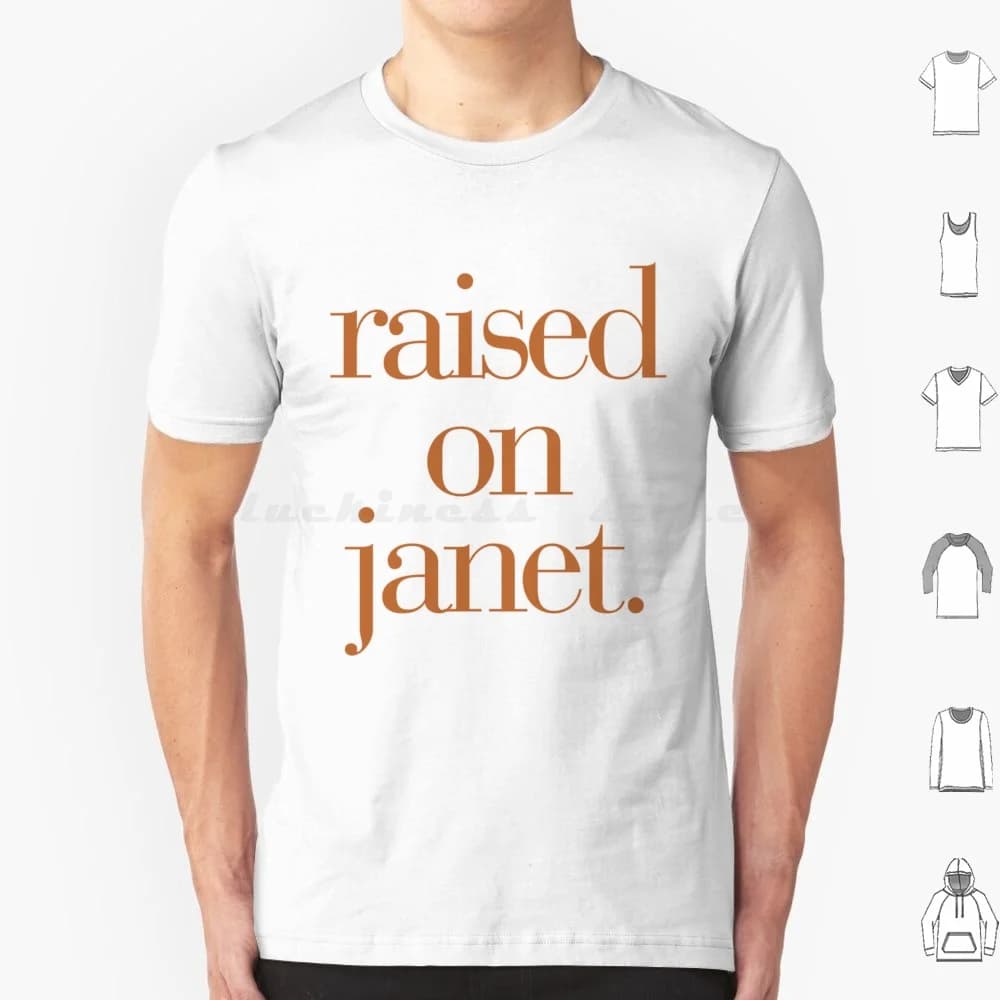Sollevato-Janet. T Shirt Uomo Donna Bambini 6xl Jj Janet Album Tour Raised Janfam Cultura pop Pop Queen Of Pop Janet Tour