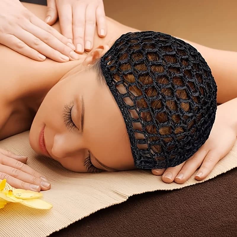 Rete per capelli all'uncinetto in rete 1pc, reti per capelli per donna, rete all'uncinetto per donna fascia per capelli per dormire cappello da Snood in maglia di Rayon
