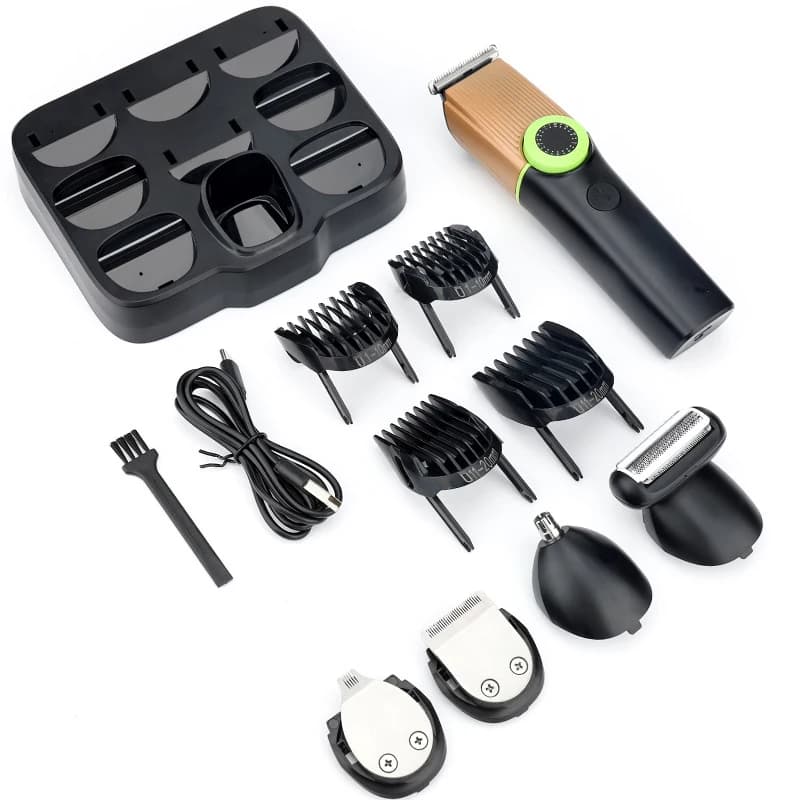 5-in-1 Men's Hair Clipper Set Hair Trimmer Electric Shaver Ear And Nose Hair Trimmer Multifunctional Beard Trimmer Beauty Kit