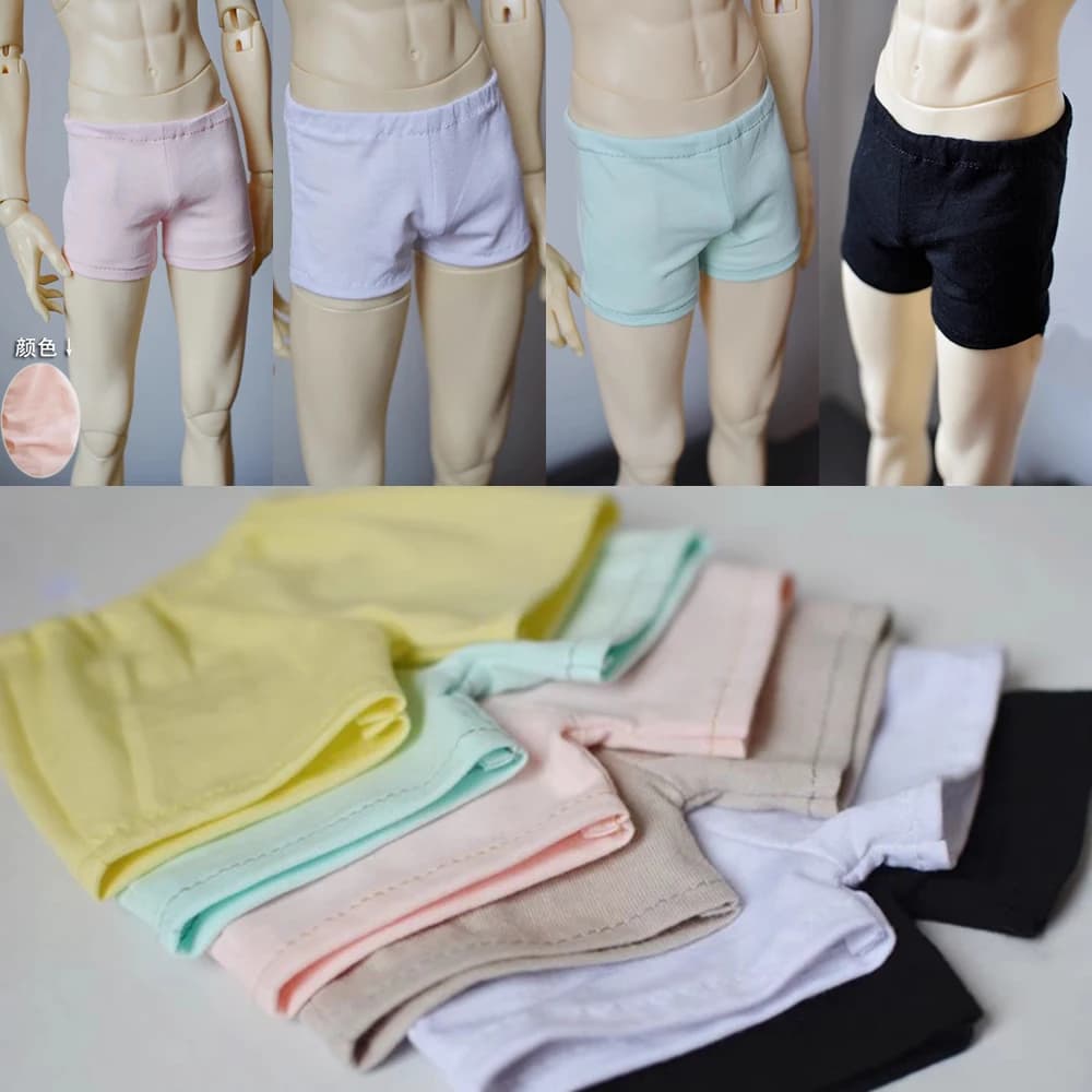 1/3 1/4 Scale Flat Cornered Underwear Boxer Shorts Model for ID75 Dragon Soul 73 POPO68 GR MSD DIY