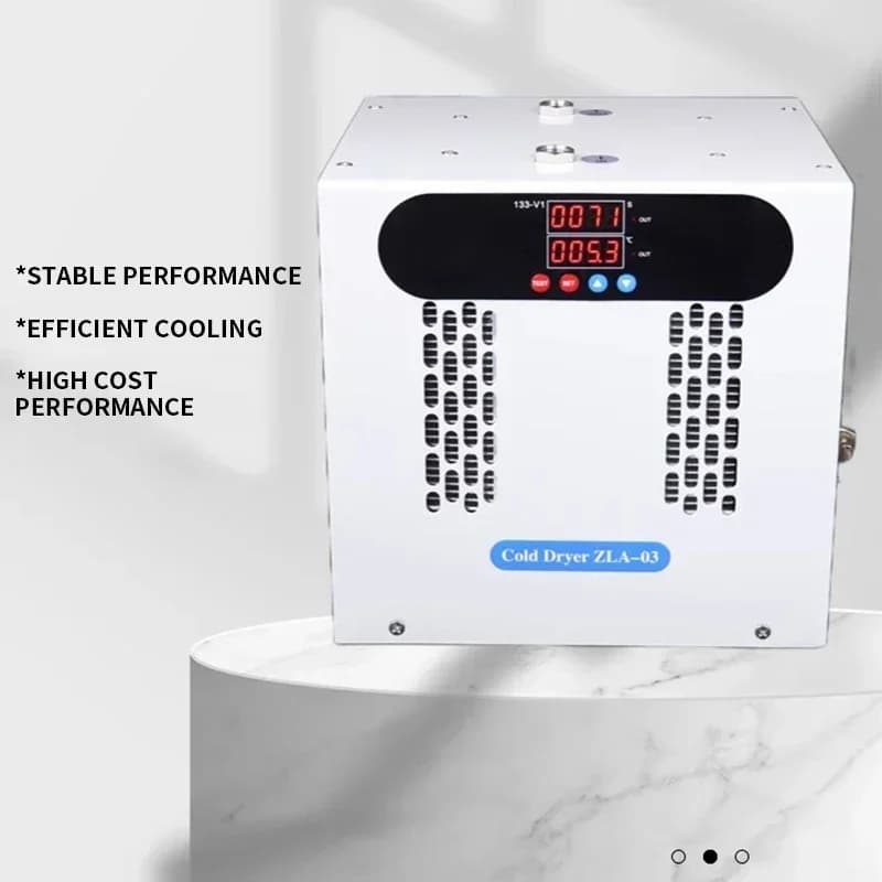 Essiccatore d'aria a condensazione elettronica da 200L/min per rimozione acqua, filtro di refrigerazione, deumidificatore