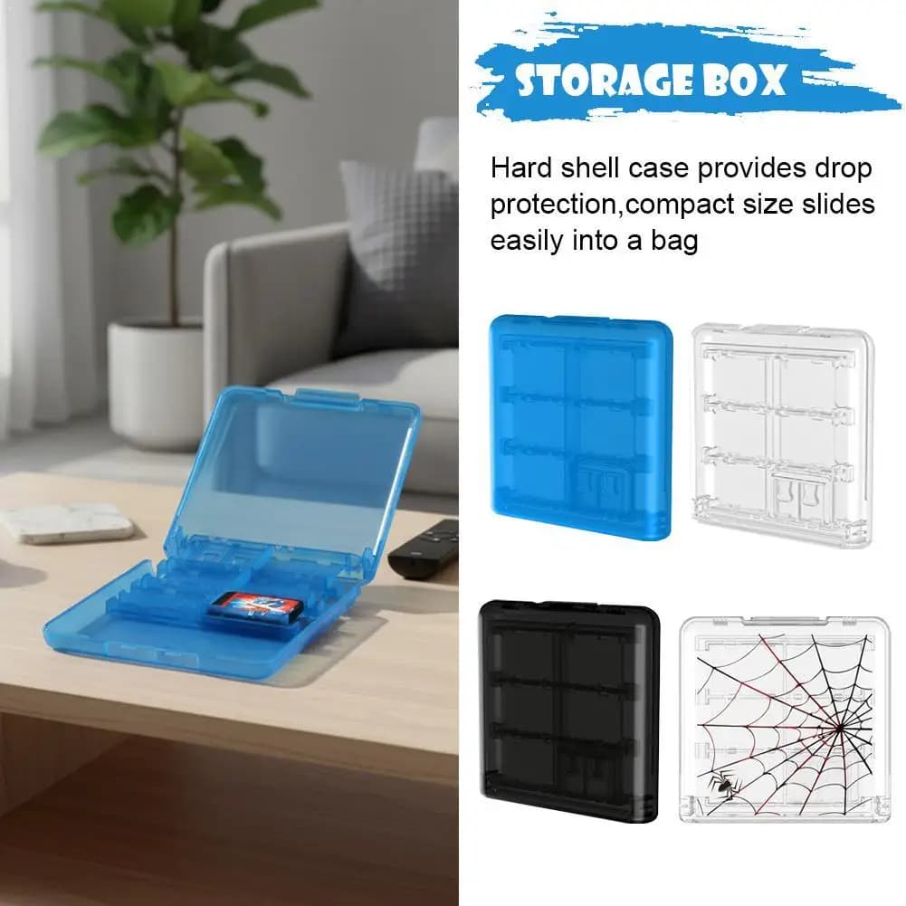 Custodia Protettiva Portatile 12-in-1 per Schede di Gioco Nintendo Switch 2, Scatola Contenitore per Cartucce di Gioco Switch