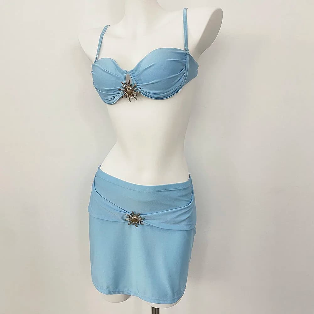 Nuovo Bikini Micro Estivo da Donna, Set Costume da Bagno Sexy con Perizoma, Abbigliamento da Mare per Vacanze