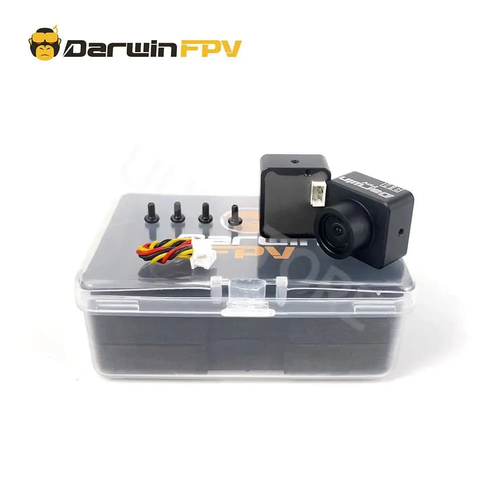 DarwinFPV Cemento 1/3 CMOS 1200TVL Obiettivo da 2,1 mm FOV 160 gradi 16:9 NTSC Telecamera FPV ultra resistente per BabyApe II RC Drone