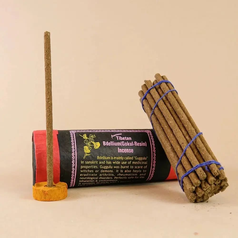Nepalese Tibetan Short Thick Incense Sticks 30 Pcs Traditional Herbal Resin Floral Aroma Himalayan Fragrance