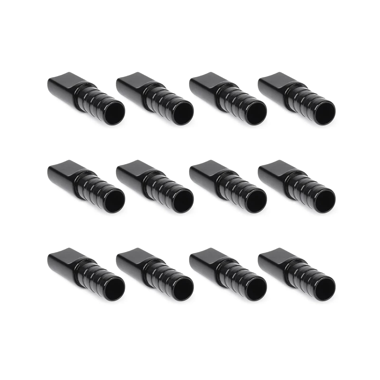 5/10 pz/lotto Nock per freccia da tiro con l'arco in alluminio ID 6.2mm, adatto per inserto bullone balestra R9, Nock nero, Accessori per tiro con l'arco