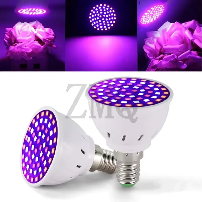 E27 LED Cultivation Plant The Lights GU10 Full Spectro Idroponica Semi di Fiori Lamp for Cultivation of Verdure E14 MR16 B22 Lampadina