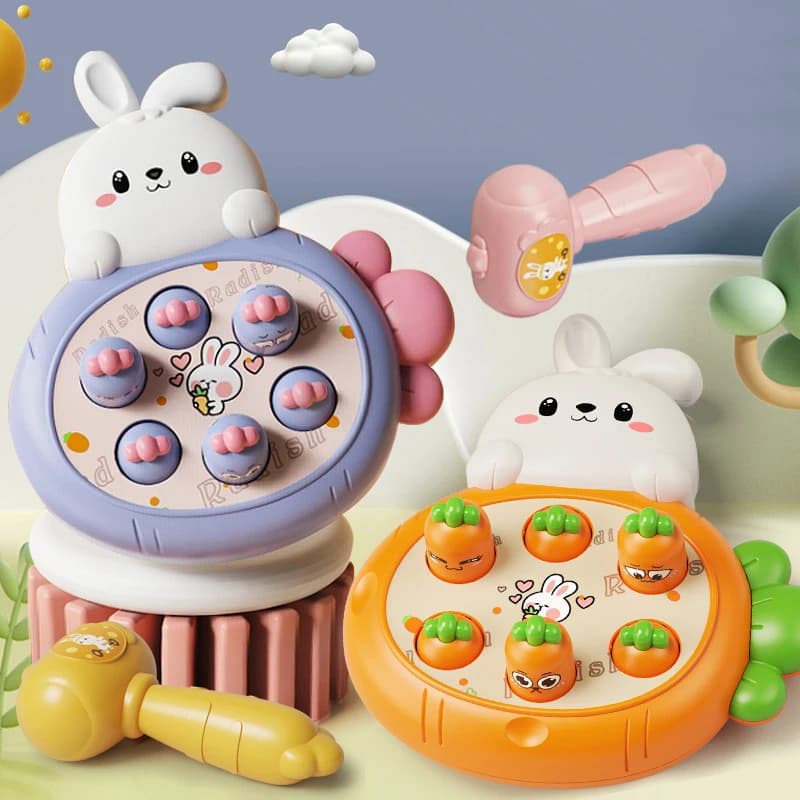 Giocattoli Montessori per Bambini, Regalo Educativo di Compleanno, Gioco a Tema Animali con Martello, Gioco da Tavolo Genitore-Figlio