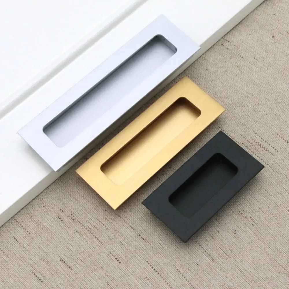 Modern for Sliding Door for Drawer Door Hardware Finger Pulls Cabinet Pulls Finger Flush Pulls Door Handles Barn Door Handles