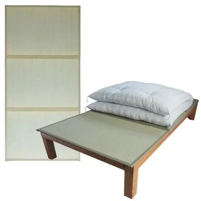 Foldable Tatami Pad Japanese Furniture Rush Grass Mattress Futon Products For Your Bed Frame or Floor Sleeping Yoga Straw Mat