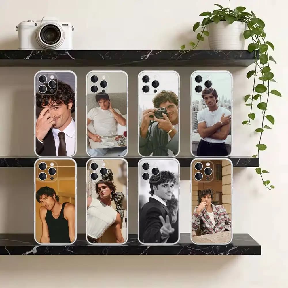 J-Jacob E-Elordi Phone Case For iPhone 17 Air 11 12 13 14 15 16 Pro Max Plus XS X XR Silicone Soft Cover
