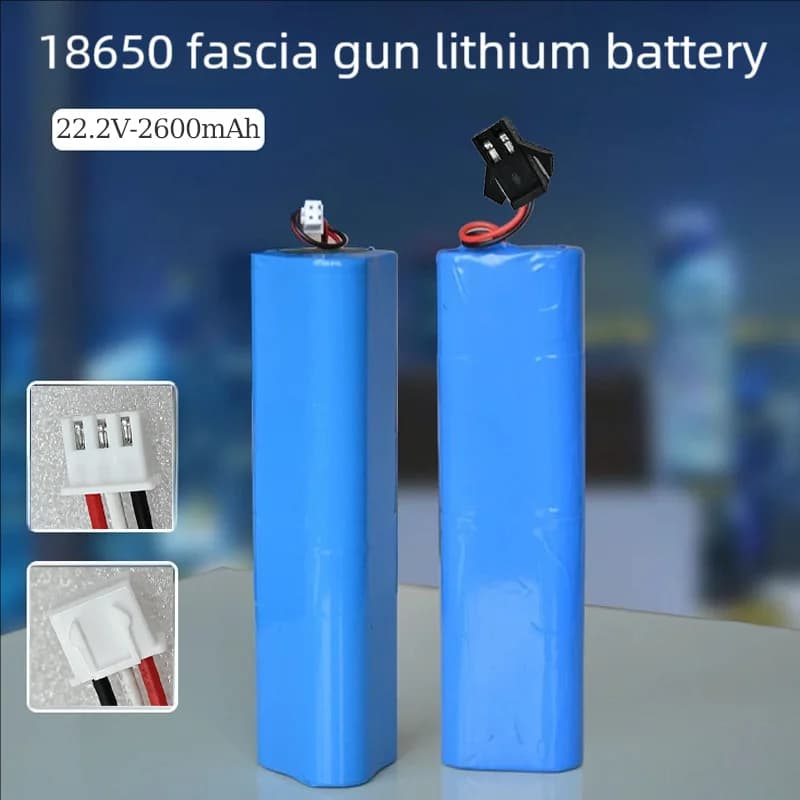 Massage Gun Battery 22.2V 2600mAh 18650-6S1P Suitable for Fascia Gun Massage Gun Muscle Relaxation Fitness Equipment