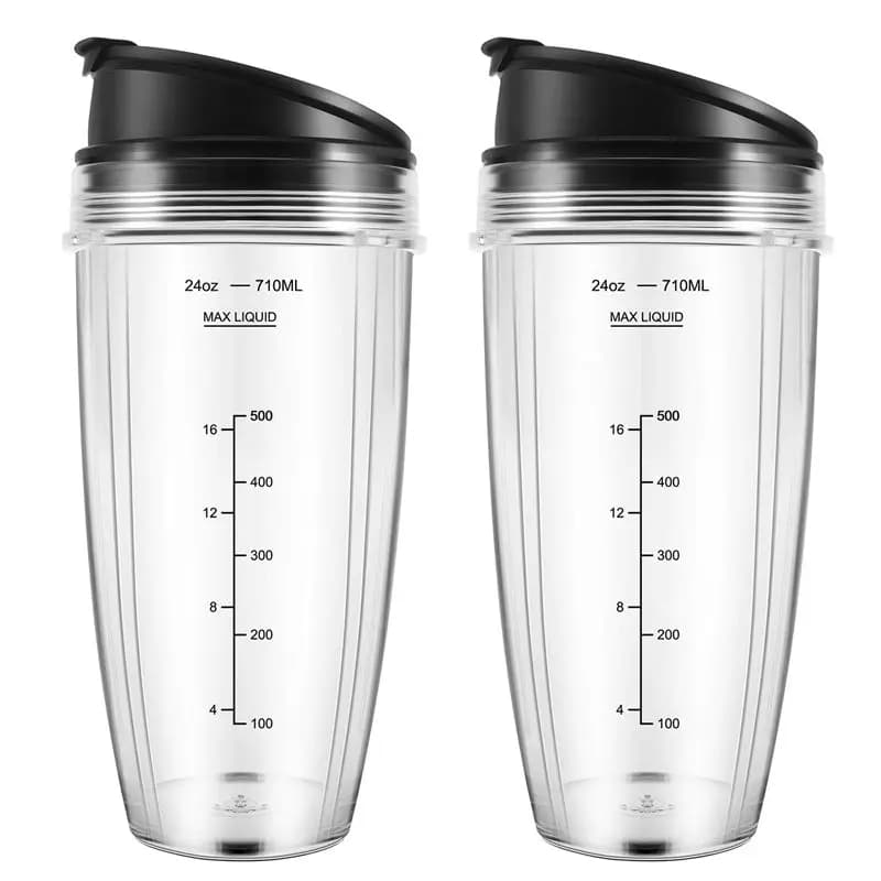 Tazze di ricambio A84G-24OZ compatibili con il frullatore Ninja Nutri BN401, BN701, SS101, BN400, BN800, BN801