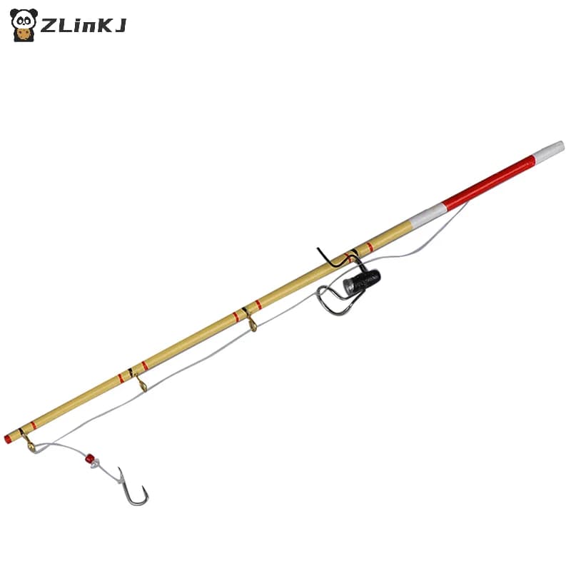 ▶1Pc 1:12 Dollhouse Miniature Fishing Tool Model Toy Dolls House Fishing Rod Pole