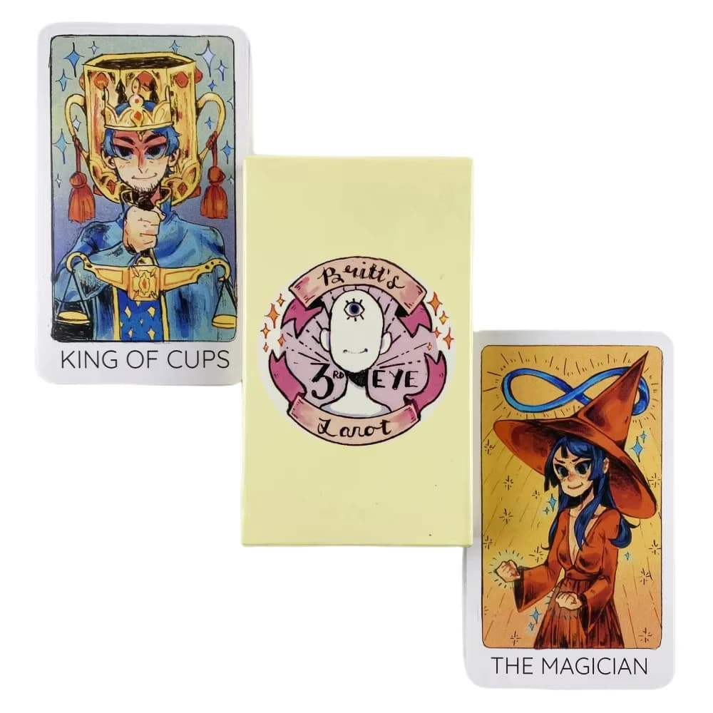3RD Eye Tarocchi Carte Divinazione Mazzo Versioni Edizione Oracle Gioco da tavolo per la festa