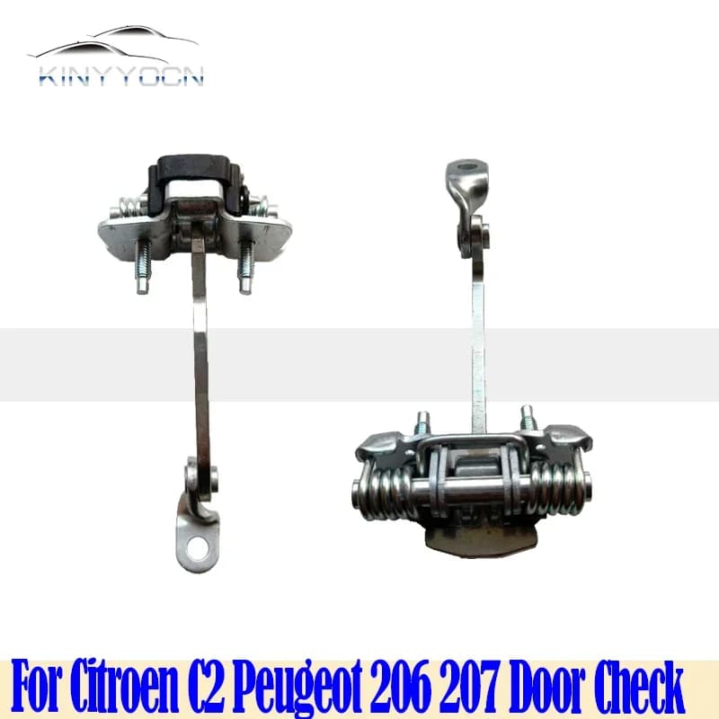 Per Citroen C2 Peugeot 206 207 Porta Controllo Arresto Cinghia Cerniera Della Porta Stray Limitatore Fermacorda e ganci Controllo Asta Attuatore