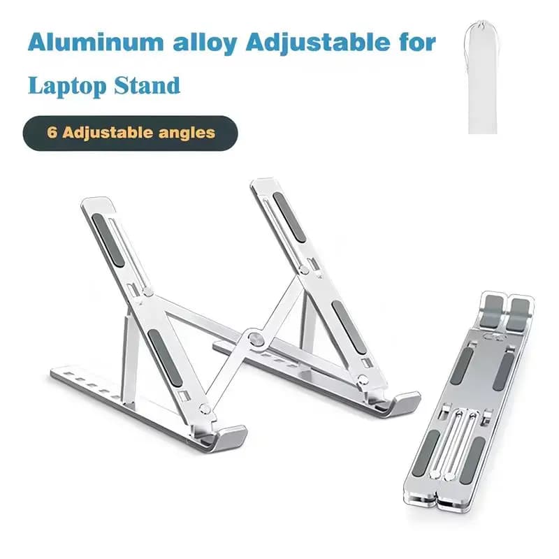 Portable Aluminum Laptop Stand Foldable Lap Top Base Notebook Support Computer Bracket For Macbook Air Pro Holder Accessories