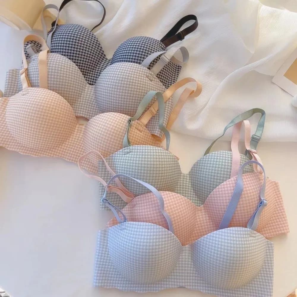 Breathable Seamless Bra Seamless Non-wire Push Up Underwear Comfortable To Wear Adjustable Shoulder Strap Wireless Underwear