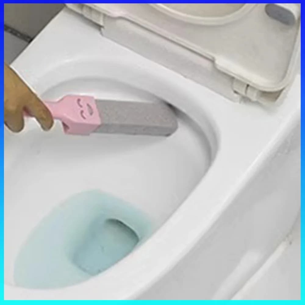 1 Pc Pumice Stone Brush with Long Handle Limescale Rust Stain Dirt Remover Brush Floating Stone Toilet Brush for Cleaning Toilet