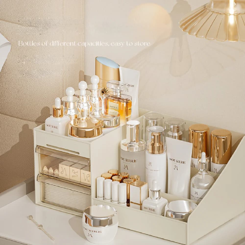 1 pz organizzatore cosmetico organizer da tavolo scaffale dormitorio organizzatore cassetto camera da letto organizzatore cosmetico vetrina cosmetica